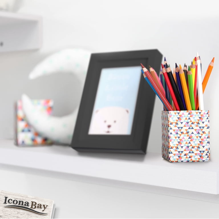 Icona Bay Floating Shelves, White Set of 3 Mixed Sizes photo 4