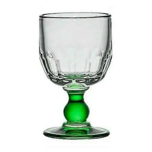 200 ml Retro Crystal Glass, Beaded Wine Glass, Cup, Cocktail Whiskey Glass, for Home, Cold Drink, Juice, Transparent Green Cup