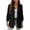 Black, variant on Cilsoka Blazers for Women Business Casual Jacket Elegant Solid Color Lapel Collar Blazer Oversize Loose Fully-Lined Work Office Suit with Pockets