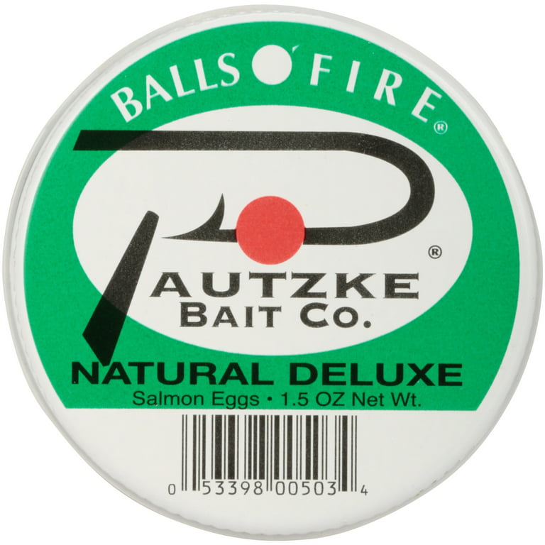 Pautzke Balls O' Fire Salmon Eggs – Natural Deluxe 1 oz 
