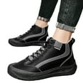 thumbnail image 2 of WEAIXIMIUNG Bottes de Randonnée pour Hommes Hommes Extérieur Hiver Nouvelles et Polyvalentes Chaussures Épaisses Décontractées Sport Bottes de Neige, 2 of 8