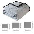 thumbnail image 6 of OIUR Summer Quilt Lightweight Filling Breathable Bedroom Quilt Cooling Effects Quilt Refreshing Sleep Solution, 6 of 7