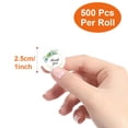 thumbnail image 4 of 500pcs Thank You Stickers,1" Round Greenery Frames Thank You Stickers Roll 4 Floral Designs Thank You Envelope Labels Perfect for Gift Wraps, Birthday Party Favors, 4 of 5