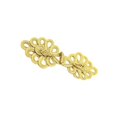 thumbnail image 1 of Yingyy Chinese Knot Frog Button Sewing Fastener for Cheongsam Stage button,Each button is Costume Sweater Gold, 1 of 6