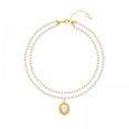 thumbnail image 1 of Double Necklace AV Anthony Vincent Collar perla natural, 1 of 2