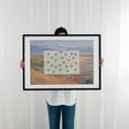thumbnail image 3 of Classic and Dodts - Photography Landscape Abstract Pastel Geometric Minimalist Beach Coastal Black Framed Wall Art Print 6 x 8 inches, 3 of 7