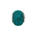 thumbnail image 2 of FB Jewels Sterling Silver Reflections Blue Magnesite Stone Bead, 2 of 3