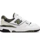 thumbnail image 1 of New Balance 550 White/Dark Olivine BB550DOB Men’s Size 9 Shoe Casual Sneakers, 1 of 5