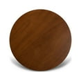 thumbnail image 3 of Tilde Modern and Contemporary Walnut Brown Finished 35-Inch-Wide Round Wood Dining Table, 3 of 5