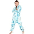 thumbnail image 6 of Joggies - TieDye Blue Kids Footless Hoodie One Piece - Kids - XLarge (Fits 5'0 - 5'3"), 6 of 6