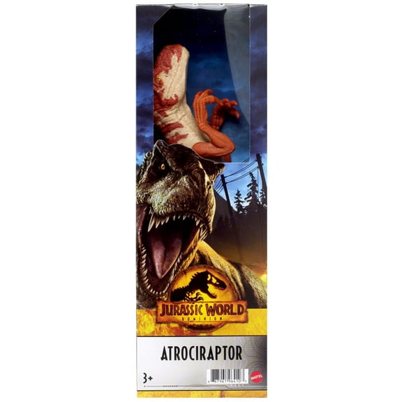 Mattel Jurassic World Dominion Atrociraptor Action Figure, Multicolor, 6''