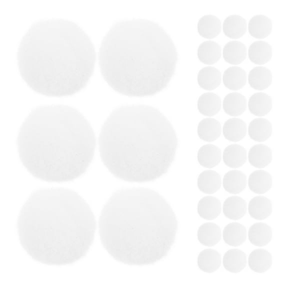 KALLORY 200Pcs White Pom Poms for DIY Clothing Decor and Sewing Costume Materials