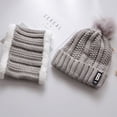 thumbnail image 3 of Jumpingount Gorro de punto, cálido y elegante, esencial para invierno, varios colores, sombreros para mujer, gorros de invierno, gorro Sombreros blanco, 3 of 6
