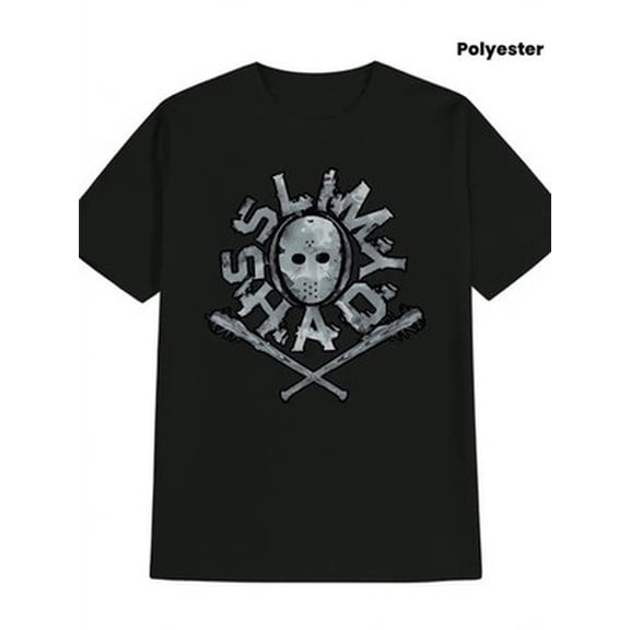 Velto Men's "SSlim Shady" Graphic Tee - Vintage-Inspired Black Short Sleeve T-Shirt wi All Size S-5XL