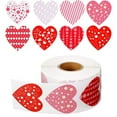thumbnail image 3 of 500Pcs Valentines Love Heart Stickers - 1 Inch Self Adhesive Valentine's Labels for Wedding, Mother's Day, Anniversaries & Reward Charts, 3 of 4