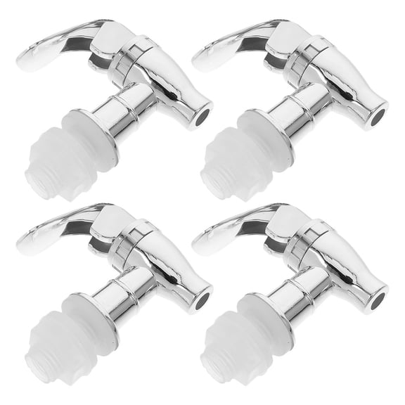 Baluue 4-Pack Reusable Spigot Spout Replacement for Beverage Dispensers, Ideal for Parties, Weddings, and Events