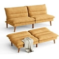 thumbnail image 1 of Homall Canapé-Lit Futon avec Dossier Réglable et Accoudoirs Réglables à Cinq Angles Canapé pour Petits Espaces Salon Bureau, 1 of 5