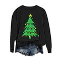 thumbnail image 2 of Taylonsss Chandail en Molleton de Noël à Col Rond pour Femmes Manches Longues Chandail Décontracté pour Hiver et Printemps Usage Quotidien, 2 of 5