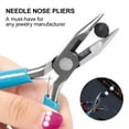 thumbnail image 3 of POINTERTECK 3PCS Mini Pliers  Jewelry Pliers Set  Diagonal Pliers & Needle-Nose Pliers & Round Nose Pliers  Jewelry Repair Tool  Pliers Set for Hobby DIY Crafts Earrings Bracelets Lanyard, 3 of 8