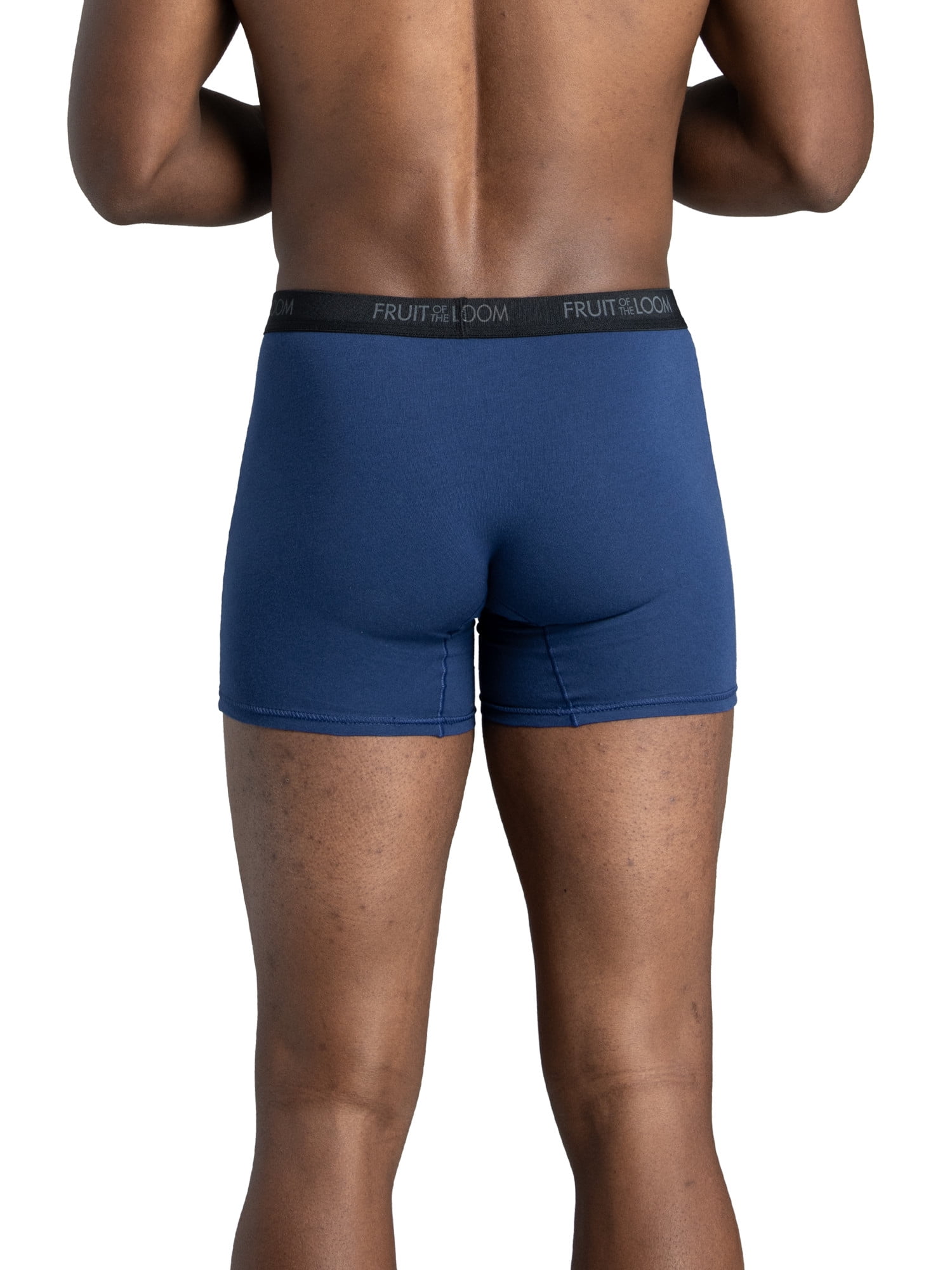 Fruit of the Loom Men's Cotton Stretch Boxer Briefs, 6-Pack