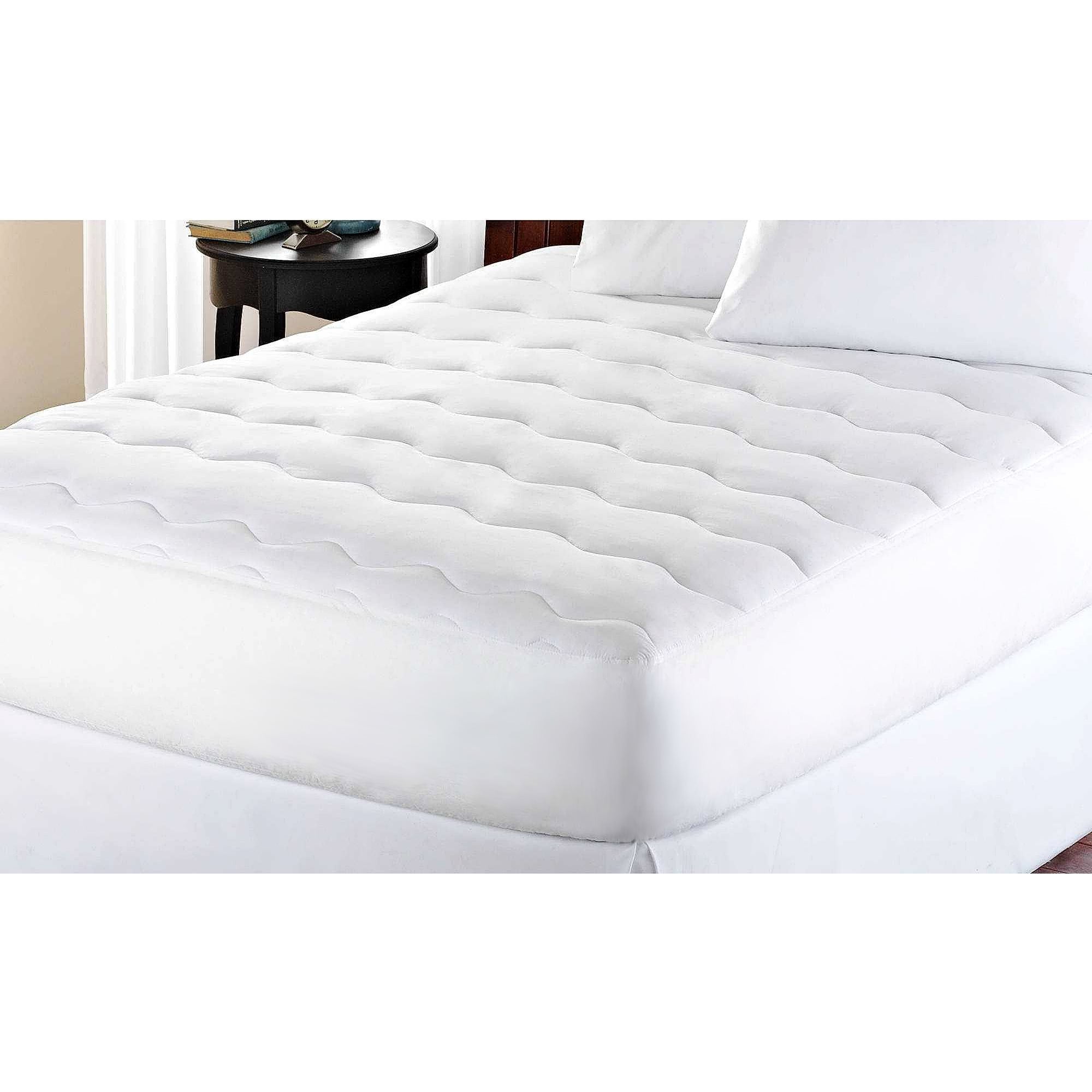 Box of 10 Twin Size Cotton Quilted Mattress Pad with Polyester Batting 36" x 75" 