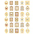 thumbnail image 1 of simhoa 30 Pcs Stickers DIY Decoration Supplies Journal Stickers for Card Making Journal A, 1 of 8