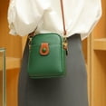 thumbnail image 4 of Bolso pequeño diagonal de moda con monedero de piel de vaca bolso para teléfono móvil, 4 of 5