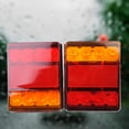 thumbnail image 4 of Monyance LED rear light LED Waterproof Trailer Tail Lights DC12V Backup Lights Rear Lights Signal Lights for Heavy Truck Trailer Boat (12V)(4.72X3.54X0.98Inches), 4 of 10