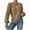 Khaki, variant on Womens V-Neck Sweater Casual Loose Fit Long Sleeve Top Boho Flower Embroidery Pullover Tops Fall Winter Fashion Soft Knit Warm Sweaters
