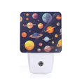 thumbnail image 1 of Fotbe Space Planet Luz Nocturna LED, Luz de Noche con Sensor de Luz Natural de Anochecer a Amanecer, Se Enchufa a la Pared, Blanco Cálido 0.5W-EU, 1 of 7