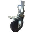 thumbnail image 2 of Scaffolding Caster 5" Hard Rubber Locking with 1.25 Inch Square Shank 4 EA, 2 of 3