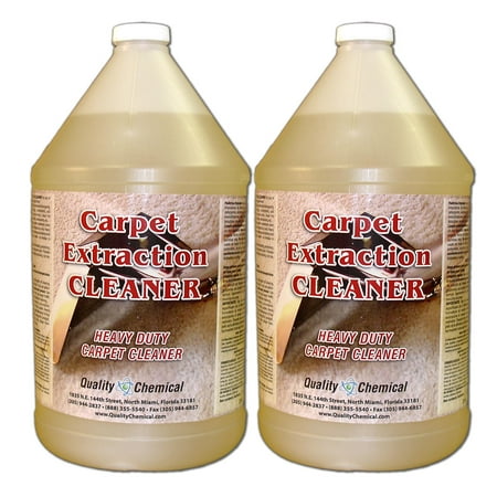 Commercial Carpet Extraction Cleaner and Shampoo - 2 gallon (Best Carpet Shampoo Product)