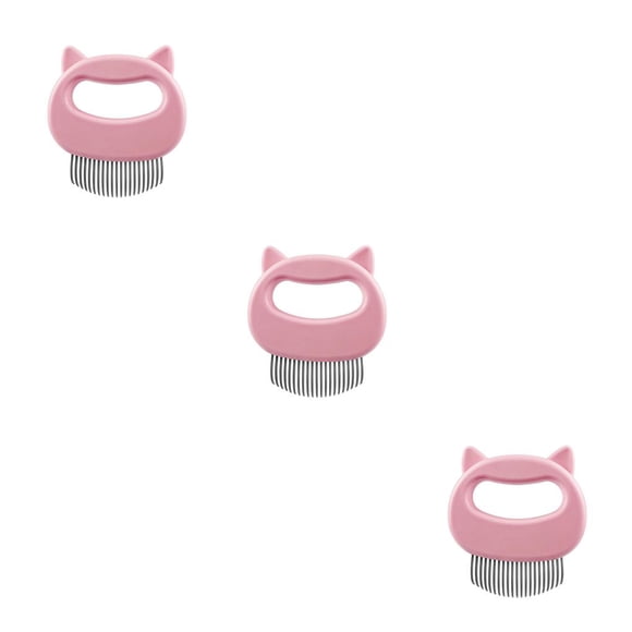 Methold Suministros para mascotas, peine para gatos, cepillo para el pelo en forma de concha, pelos sueltos, mango Adorable, accesorios de aseo Type7 NO7