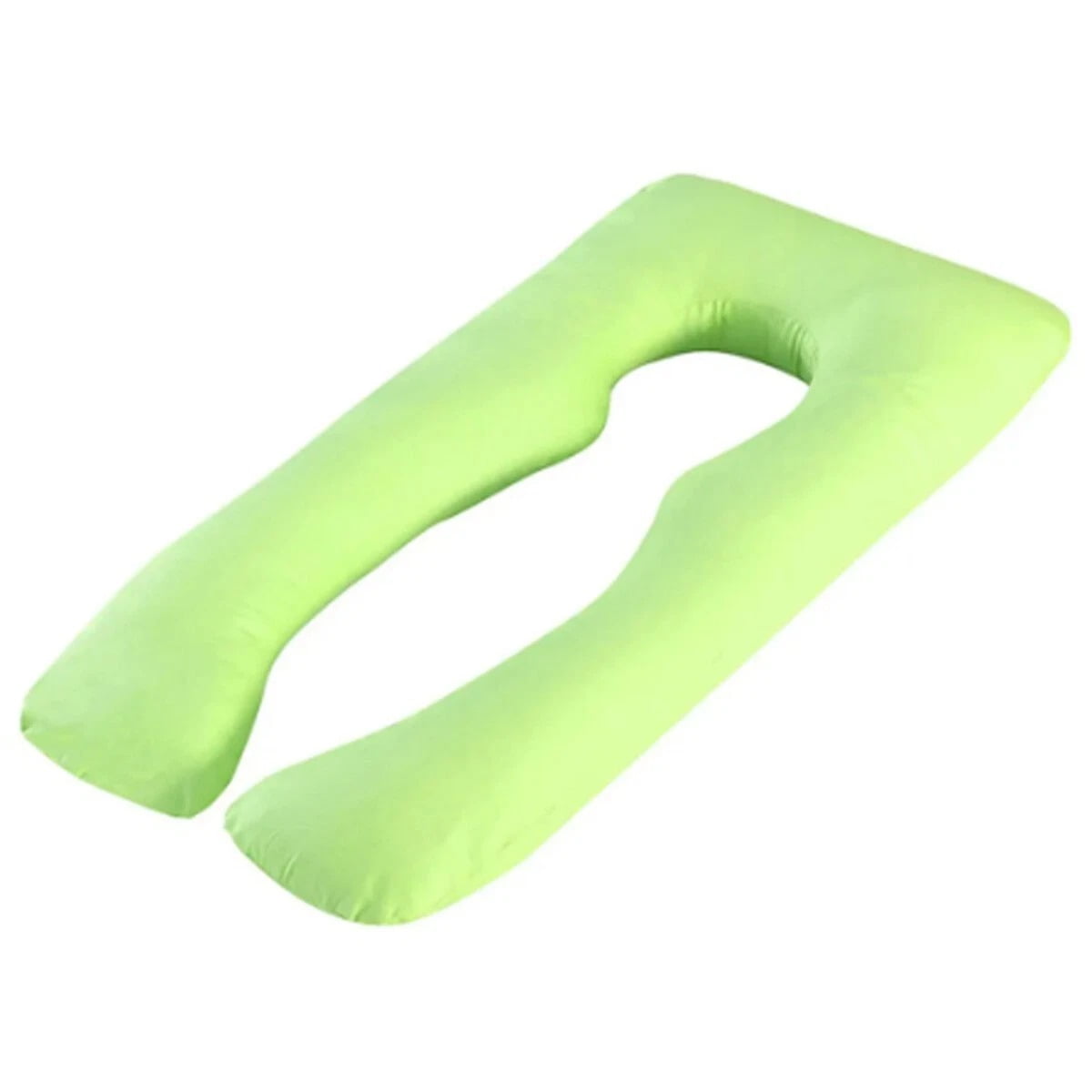 Eurhowing Large Body Pillow, Full Body Pillow for Side Sleeper, Long Bed Pillow with Detachable Cover for Adults, Hypoallergenic Cooling Fabric (47in, Green)