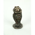 thumbnail image 3 of Veronese Design 4 1/8" Tall Sargent Major Oscar Whisky Lima Steampunk Owl Cold Cast Bronzed Resin Animal Sculpture Collectible Military Figurines, 3 of 3