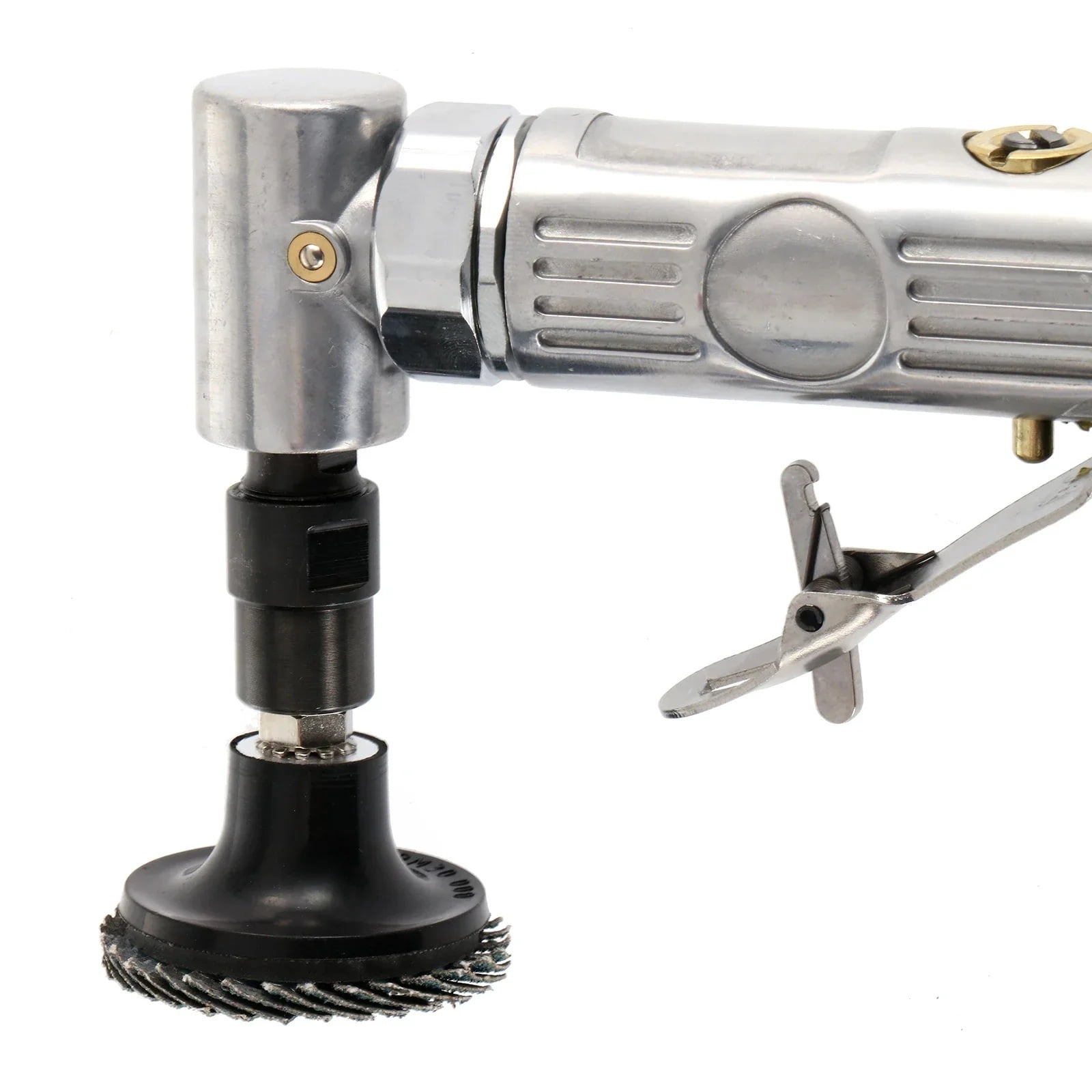 Mini 1/4 Air Angle Die Grinder 90 Degree Pneumatic Grinding Polisher Mill Engraving Machine Carving Tool Kit With Sanding Discs - Multi-Purpose Tool