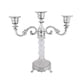 thumbnail image 4 of Candelabro de 3 brazos, elegante candelabro romántico de metal y cristal. Plata, 4 of 9
