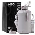 thumbnail image 1 of H2O Capsule Bouteille d'Eau 2.2L Demi-Gallon avec Manchon de Rangement et Couvercle à Paille – Grand Contenant Réutilisable Sans BPA avec Poignée - Grande Gourde de Sport, 2.2 Litres (74 Onces) Ashville, 1 of 4