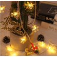 thumbnail image 4 of Guirnalda de luces navideñas Guirnalda de luces LED con pilas de 12 m para Navidad, jardín, patio, dormitorio, fiesta, interior y exterior - Sin pilas, 4 of 4