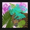 thumbnail image 2 of Jamie Phillip 15x15 Black Modern Wood Framed Wall Art Titled - Tropical Taste 3, 2 of 6