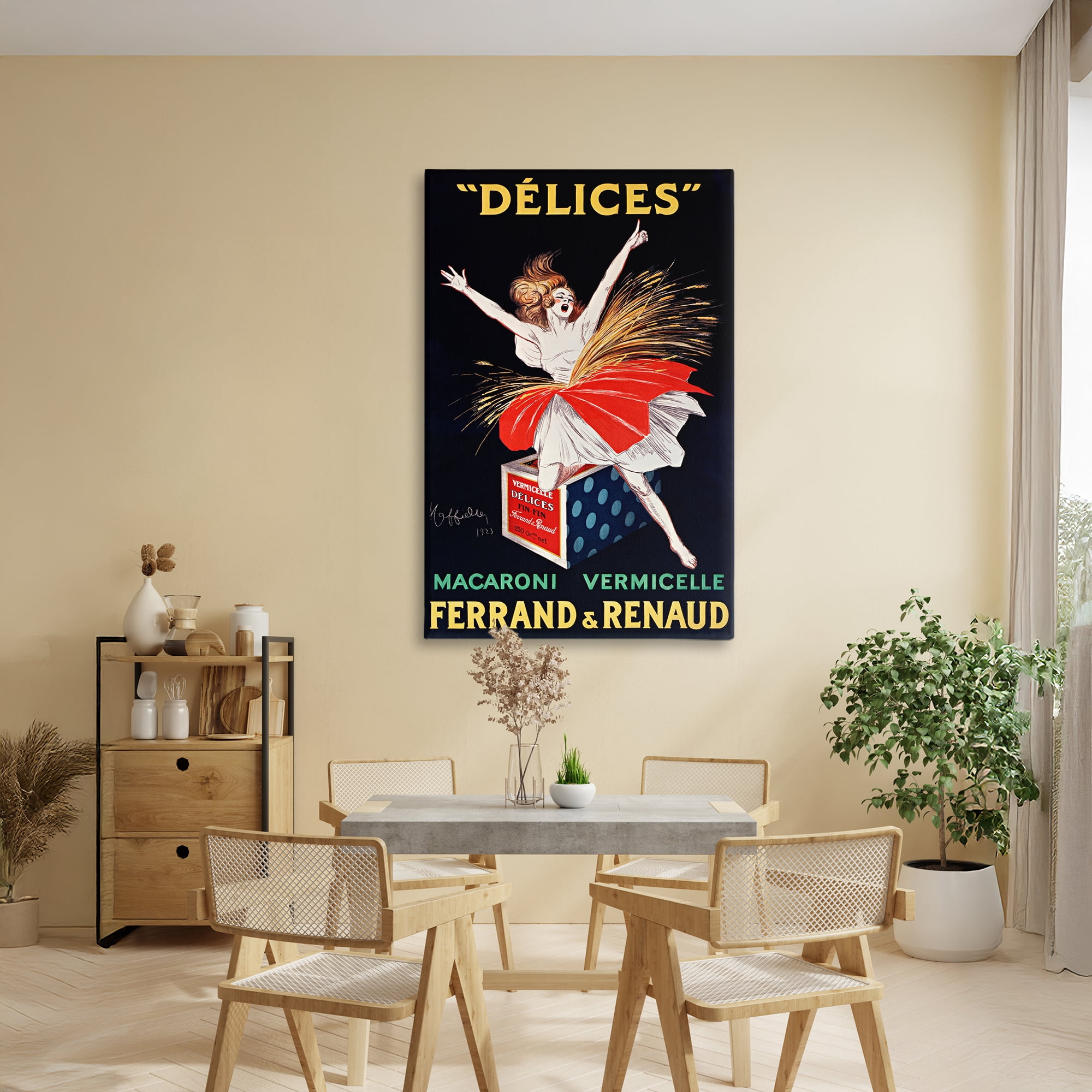 Stupell Industries Vintage Dancer Food Advertisement Canvas Wall Art, design by Leonetto Cappiello