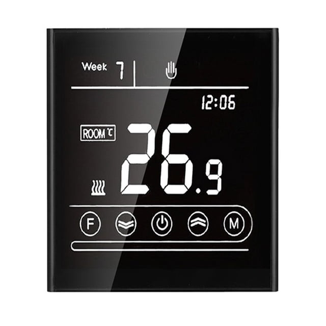 95~240V Smart Intelligent Thermostat, Room Electric Water Gas Boiler Floor Heating Temperature Controller ,Save Energy