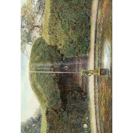 Gardens of England in the Midland & Eastern Counties 1908 Melbourne Hall Derbs Canvas Art - George S Elgood (24 x