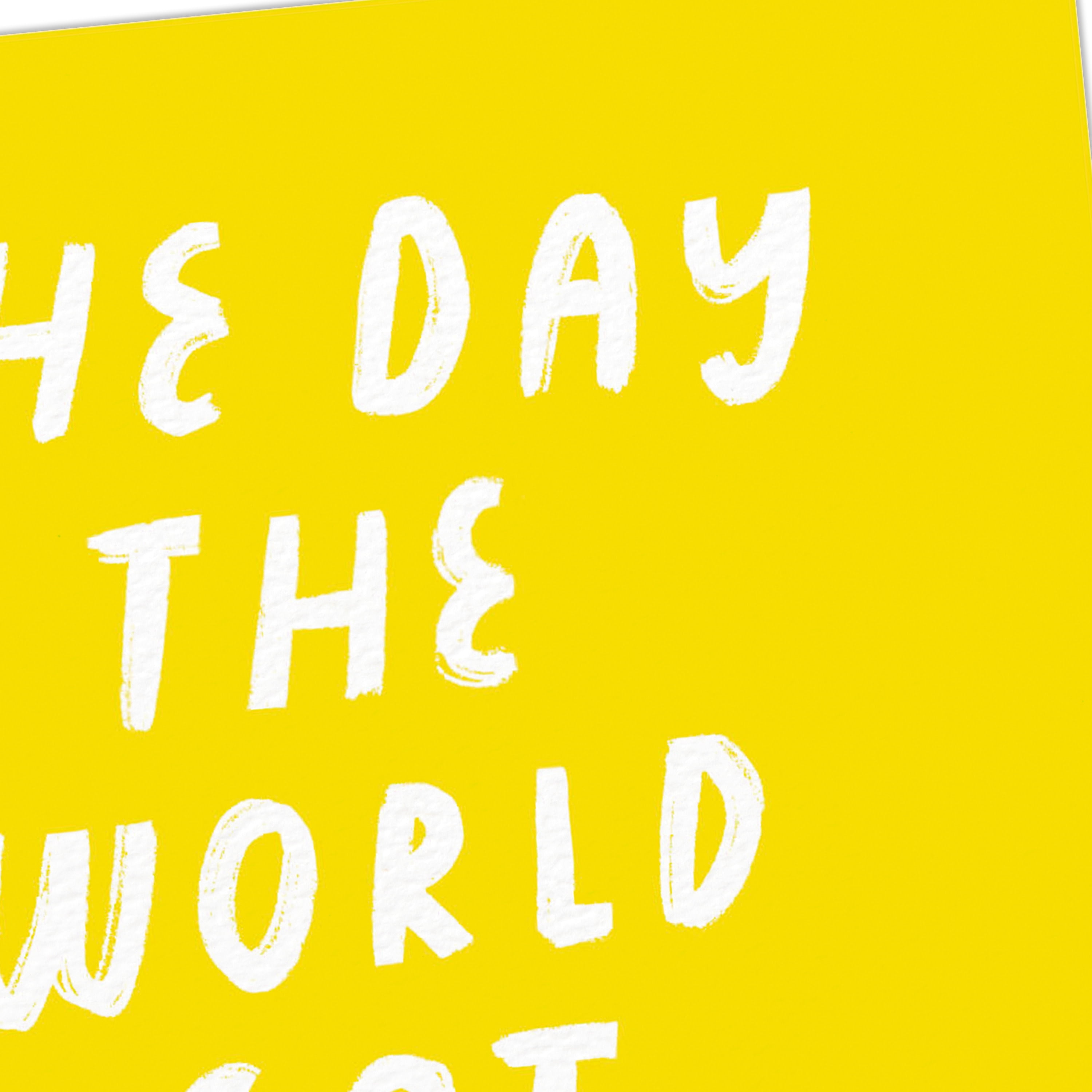 Hallmark Good Mail Birthday Card (Day the World Got Lucky)