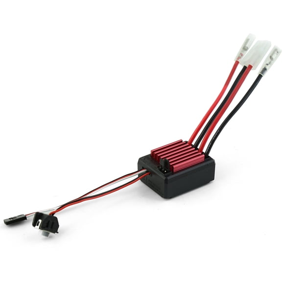 80A Waterproof Electronic Speed Controller, Aluminum Alloy, Programmable ESC with Smooth Control for 1/10 Scale Remote Control Cars and Boats