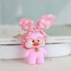 thumbnail image 2 of Arrival Cute Duck Keychain Kawaii Cafe Mimi plush toy Duck Action Figure Keychain Bags Decor Toy Children Gifts heqiyong toy, 2 of 2
