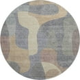 thumbnail image 2 of Addison Rugs Mayfield Premium Machine Washable Transitional Abstract Gray Round Rug, 8' x 8', 2 of 6
