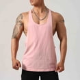 thumbnail image 4 of WIZUTIZ Cotton Stringer Tank Tops for Men Y-Back Workout Muscle Tee Solid Soft Loose Fit Classic Sleeveless Fitness Shirts, 4 of 4
