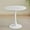 White, variant on Small Round Dining Table, Tulip Table Kitchen Dining Table for 2-4 People, Modern End Table Leisure Coffee Table for Office, Living Room, Dining Room (Walnut)