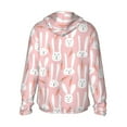 thumbnail image 3 of Balery Cute Rabbit Carrot Men's Women's UPF 50+ Sun Protection Lightweight Hoodie Performance Long Sleeve Shirt for Fishing Running-XX-Large, 3 of 9